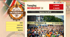 Desktop Screenshot of oktoberfestrace.com